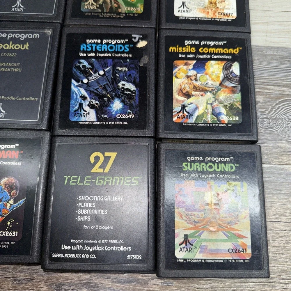 Atari 2600 Game Cartridge Bundle-16 Different Games Included / Untested - Picture 5 of 10